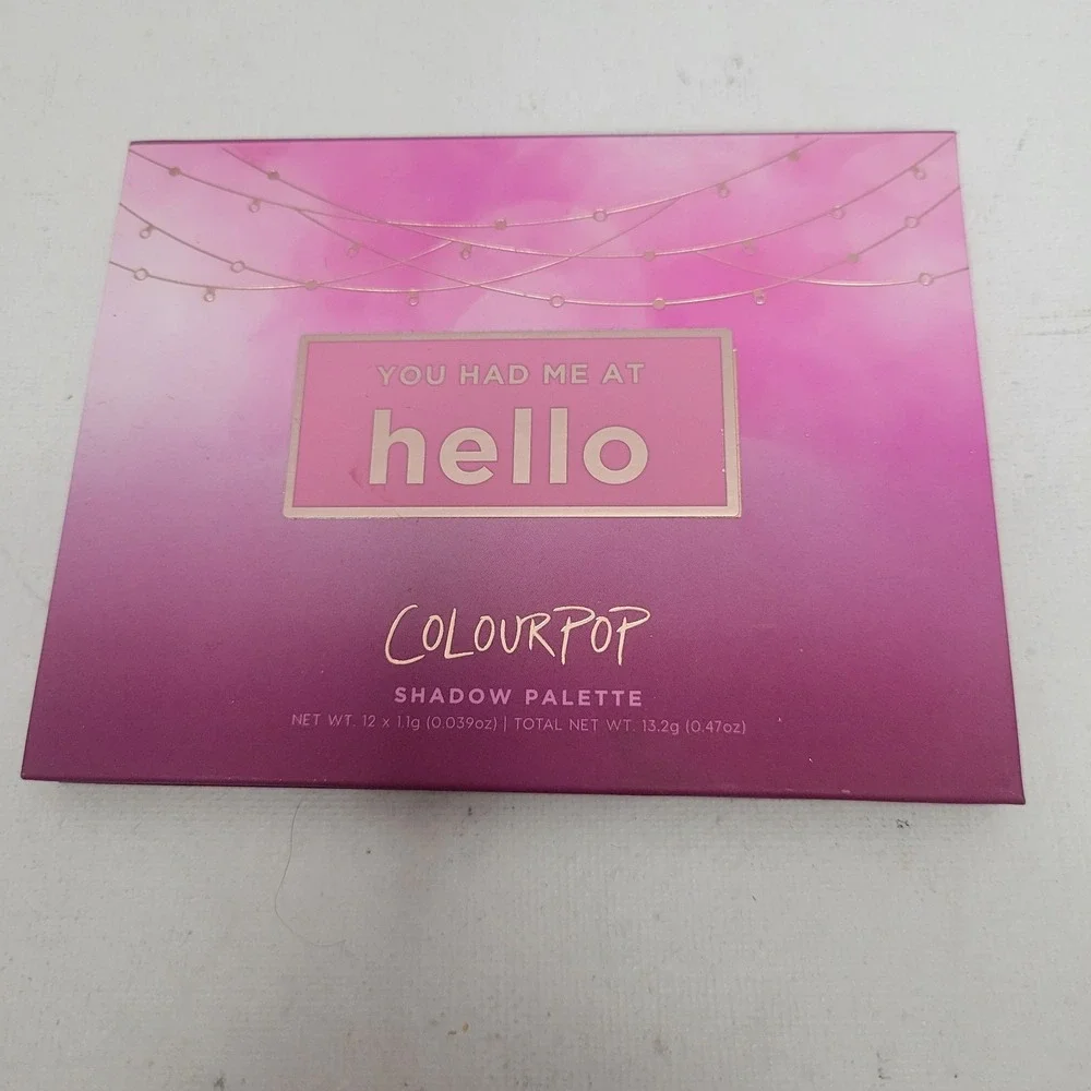 NEW No Box Colourpop You Had‎ Me At Hello Eyeshadow Palette 12 Shades